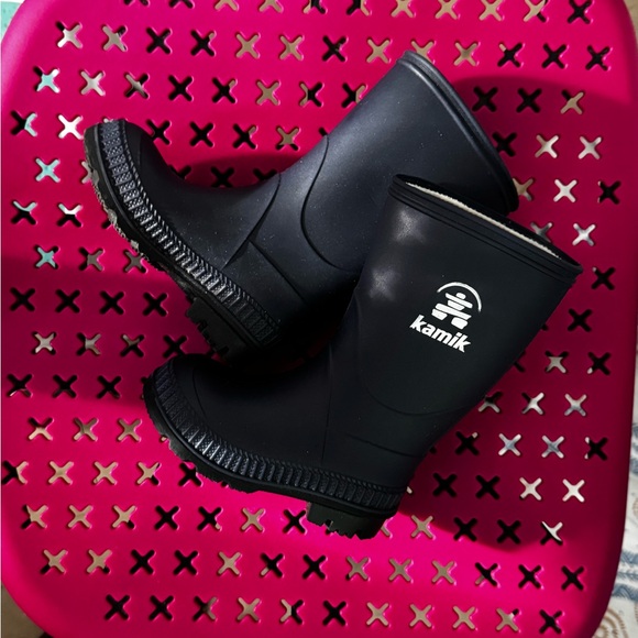 Kamik Stomp Toddler Rain Boots – Navy, Size 5 (Unlined) - Picture 3 of 6